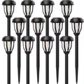 12-Pack Solar Lights Outdoor, Pathway Lights Auto On/Off Waterproof Garden Landscape Lighting