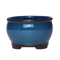 Ceramic Succulent Flower Pot Small Glazed Plant Flower Pot for Indoor Flowers Cactus Herbs Aloes