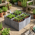 Garden Raised Planting Bed – 4/8 Grid Vegetable Grow Bag (Large Format)